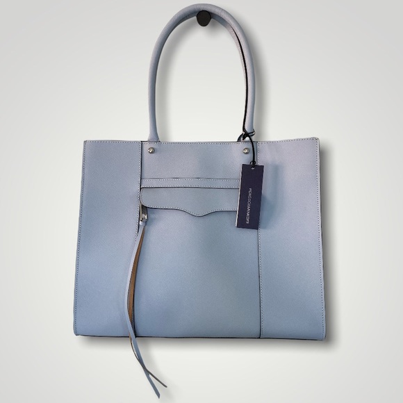 Rebecca Minkoff Handbags - Rebecca Minkoff Medium MAB Tote bag purse + Duster Soft Blue NWT